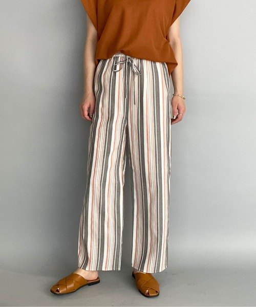 PICCIN(ピッチン)の「マルチストライプパンツ(その他パンツ・レディース・ネイビー/オレンジ・M)」の17枚目の写真