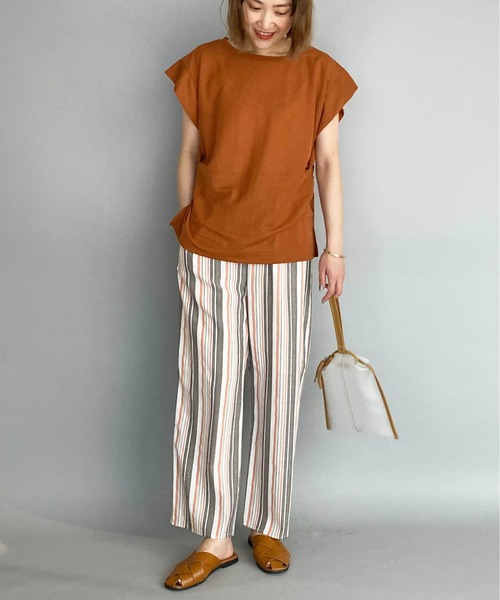 PICCIN(ピッチン)の「マルチストライプパンツ(その他パンツ・レディース・ネイビー/オレンジ・M)」の18枚目の写真