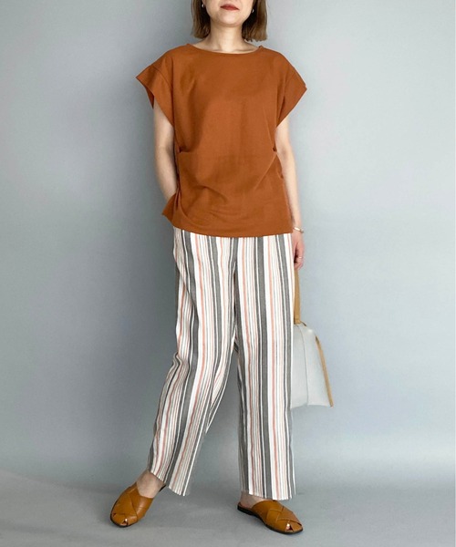 PICCIN(ピッチン)の「マルチストライプパンツ(その他パンツ・レディース・ネイビー/オレンジ・M)」の21枚目の写真