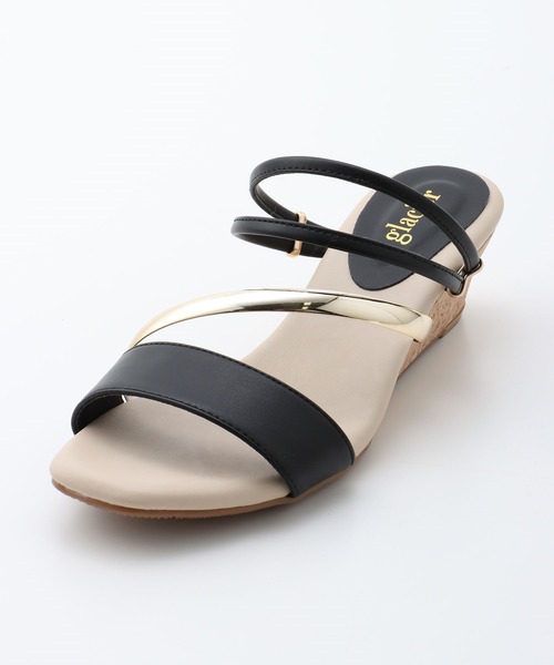 Honeys(ハニーズ)の「2Wayウエッジサンダル(サンダル・レディース・ブラック/ベージュ/ネイビー・S/M/L)」の17枚目の写真