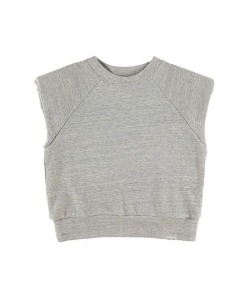 ALEXIA STAM（アリシアスタン）の「Sleeveless Power Shoulder Top/スリーブレスパワーショルダートップ（Tシャツ/カットソー・レディース・ホワイト系/ベージュ/グレー・FREE）」の22枚目の写真