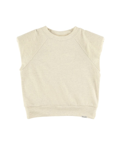 ALEXIA STAM（アリシアスタン）の「Sleeveless Power Shoulder Top/スリーブレスパワーショルダートップ（Tシャツ/カットソー・レディース・ホワイト系/ベージュ/グレー・FREE）」の17枚目の写真