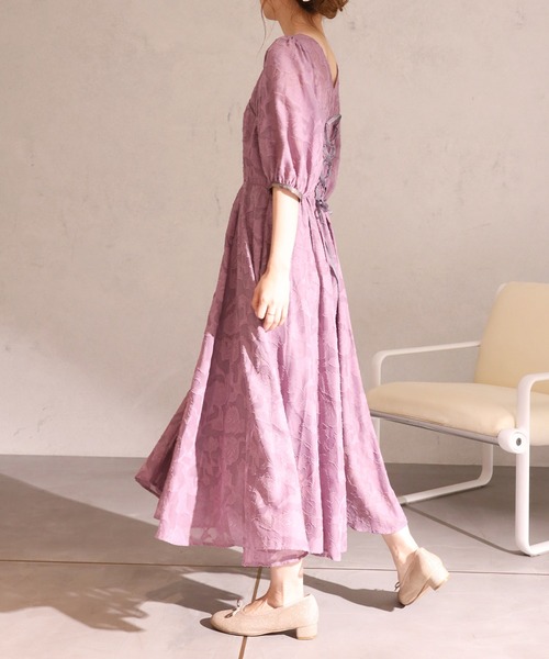 Chuu シェリーチュウ のファッション Chuu Cherie ワンピース Cherie バックレースアップワンピース ワンピース Cherie