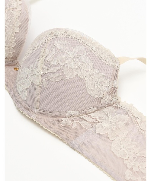 ☆Aubade モールド ストレッチ レース メッシュ ブラ セール】BRAGENIC Smoothing/ストレッチレース ノンワイヤー