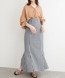 【WEB限定】ハイウエストマーメイドスカート