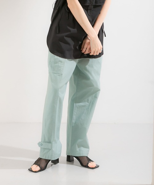 KBF（ケイビーエフ）の「ボリュームカーゴパンツ（カーゴパンツ・レディース・カーキ/イエロー/ライトブルー・ONE）」の18枚目の写真