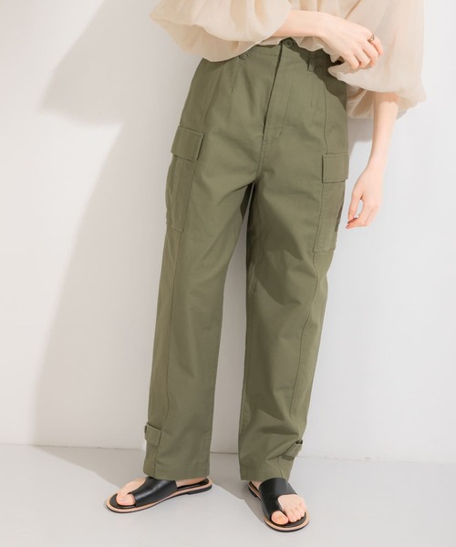 KBF（ケイビーエフ）の「ボリュームカーゴパンツ（カーゴパンツ・レディース・カーキ/イエロー/ライトブルー・ONE）」の13枚目の写真