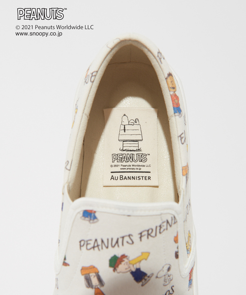 PEANUTS（ピーナッツ）の「【PEANUTS×Au BANNISTER】スヌーピーコラボ スリッポンスニーカー（スニーカー・レディース・アイボリー/その他・35/36/37/38/39）」の12枚目の写真