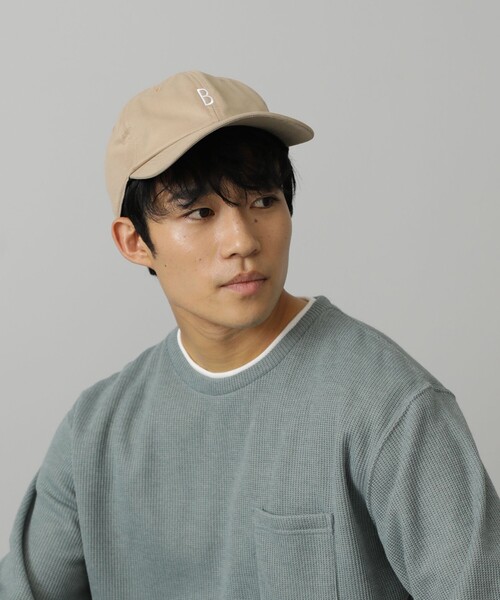 BEAMS HEART（ビームスハート）の「Bロゴ キャップ（キャップ・メンズ・ベージュ/ブラック/ブラウン系その他/ブラウン系その他2・ONE SIZE）」の4枚目の写真
