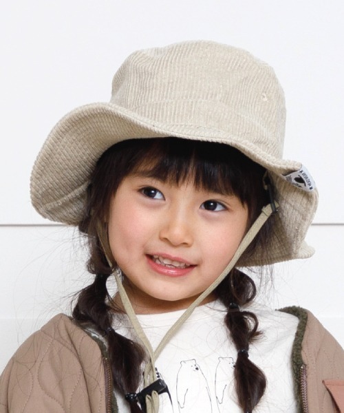 MAKE YOUR DAY（メイクユアデイ）の「コールテンバケットハット（ハット・キッズ・ブラック/ベージュ/ブラウン・46/48/50/52/54/56/59）」の3枚目の写真