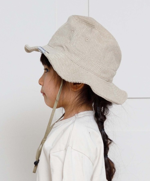 MAKE YOUR DAY（メイクユアデイ）の「コールテンバケットハット（ハット・キッズ・ブラック/ベージュ/ブラウン・46/48/50/52/54/56/59）」の7枚目の写真