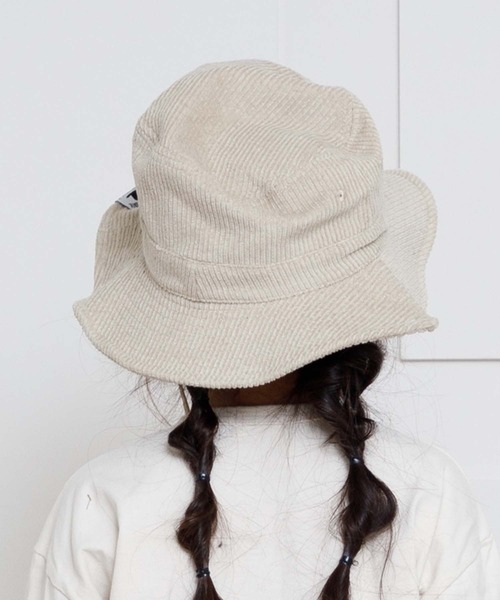 MAKE YOUR DAY（メイクユアデイ）の「コールテンバケットハット（ハット・キッズ・ブラック/ベージュ/ブラウン・46/48/50/52/54/56/59）」の8枚目の写真