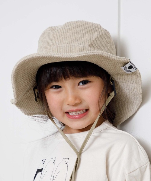 MAKE YOUR DAY（メイクユアデイ）の「コールテンバケットハット（ハット・キッズ・ブラック/ベージュ/ブラウン・46/48/50/52/54/56/59）」の9枚目の写真