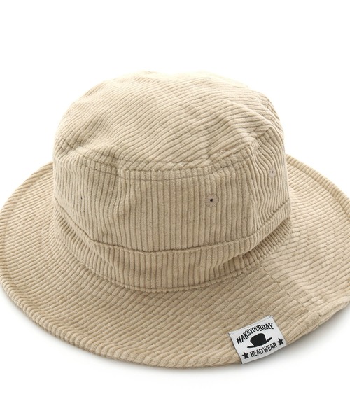 MAKE YOUR DAY（メイクユアデイ）の「コールテンバケットハット（ハット・キッズ・ブラック/ベージュ/ブラウン・46/48/50/52/54/56/59）」の19枚目の写真
