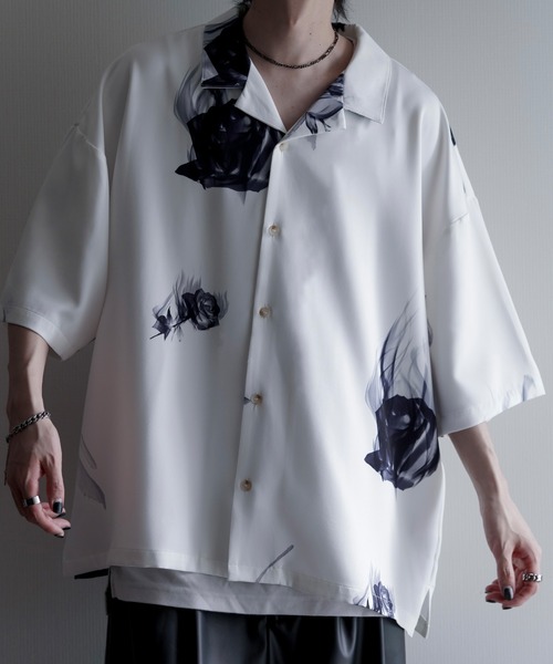 INGEBORG 　バラ柄シャツ lll278-1.jpg