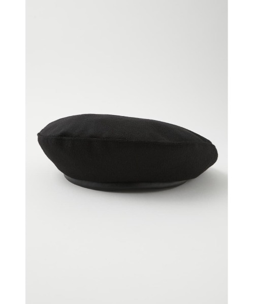 MOUSSY（マウジー）の「F/LEATHER PIPING ベレー（ハンチング/ベレー帽・レディース・ブラック/カーキ/マジェンタ・FREE）」の4枚目の写真