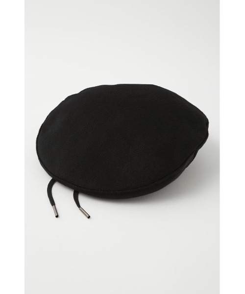 MOUSSY（マウジー）の「F/LEATHER PIPING ベレー（ハンチング/ベレー帽・レディース・ブラック/カーキ/マジェンタ・FREE）」の6枚目の写真