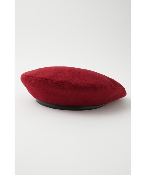 MOUSSY（マウジー）の「F/LEATHER PIPING ベレー（ハンチング/ベレー帽・レディース・ブラック/カーキ/マジェンタ・FREE）」の12枚目の写真