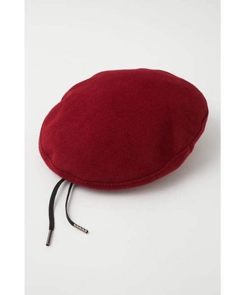 MOUSSY（マウジー）の「F/LEATHER PIPING ベレー（ハンチング/ベレー帽・レディース・ブラック/カーキ/マジェンタ・FREE）」の14枚目の写真