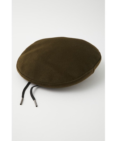 MOUSSY（マウジー）の「F/LEATHER PIPING ベレー（ハンチング/ベレー帽・レディース・ブラック/カーキ/マジェンタ・FREE）」の20枚目の写真