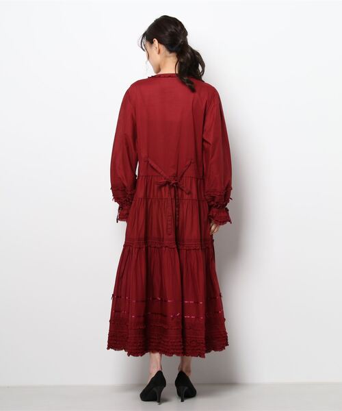 PINK HOUSE（ピンクハウス）の「ローンワンピース（ワンピース・レディース・レッド/パープル/アイボリー・フリー）」の4枚目の写真