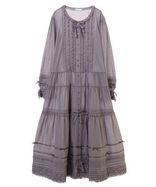 PINK HOUSE（ピンクハウス）の「ローンワンピース（ワンピース・レディース・レッド/パープル/アイボリー・フリー）」の3枚目の写真