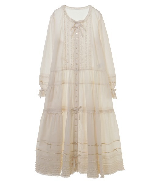 PINK HOUSE（ピンクハウス）の「ローンワンピース（ワンピース・レディース・レッド/パープル/アイボリー・フリー）」の2枚目の写真