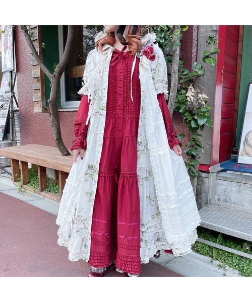 PINK HOUSE（ピンクハウス）の「ローンワンピース（ワンピース・レディース・レッド/パープル/アイボリー・フリー）」の7枚目の写真