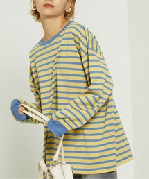 FREAK'S STORE | ボーダービッグロンＴ(ロングスリーブＴシャツ)(Tシャツ/カットソー)