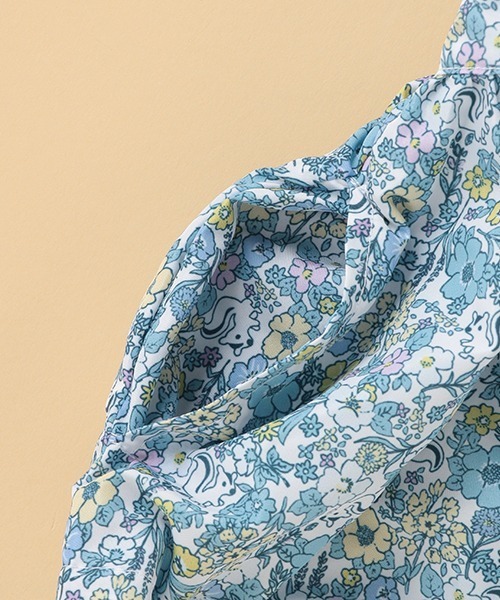 kladskap（クレードスコープ）の「無地×花柄リバーシブルウィンドブレーカー（ナイロンジャケット・キッズ・ピンク/サックスブルー・80ｃｍ/100cm/120cm/90cm/110cm）」の16枚目の写真