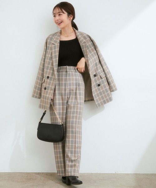 VIS（ビス）の「斜めがけもできる、マルチWAYチェーンバック（ショルダーバッグ・レディース・グリーン/ベージュ系その他/ブラック・FREE）」の16枚目の写真