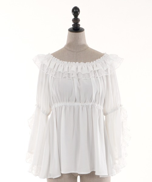 ２ｗａｙ姫袖ブラウス シャツ ブラウス Axes Femme アクシーズファム のファッション通販 Zozotown