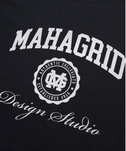 MAHAGRID(マハグリッド)の「【mahagrid】AUTHENTIC SWEATSHIRT / マハグリッド オーセンティック カレッジ ロゴ スウェットシャツ(スウェット・メンズ・ブラック/グレー/クリーム/ライトグレー/ネイビー/オリーブ・SMALL/MEDIUM/LARGE/X-LARGE)」の8枚目の写真