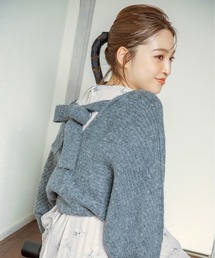 WILLSELECTION（ウィルセレクション）の「バックリボンヘアリーボレロ（カーディガン/ボレロ）」