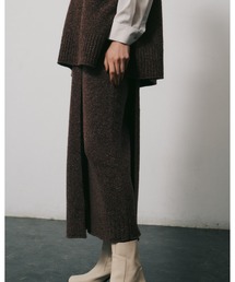 LE CIEL BLEU（ルシェルブルー）の「Wメルトンテントスカート  