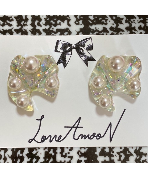 tone(トーン)の「【LoveAmooN】aurora mermaid(MA)(ピアス(両耳用)・レディース・ゴールド・FREE)」の3枚目の写真
