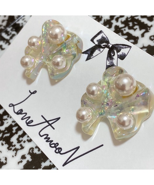 tone(トーン)の「【LoveAmooN】aurora mermaid(MA)(ピアス(両耳用)・レディース・ゴールド・FREE)」の5枚目の写真