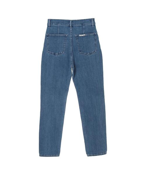 koe(コエ)の「ハイウエストストレートスキニー*(その他パンツ・レディース・ライトインディゴブルー/インディゴブルー・M/S/L)」の15枚目の写真