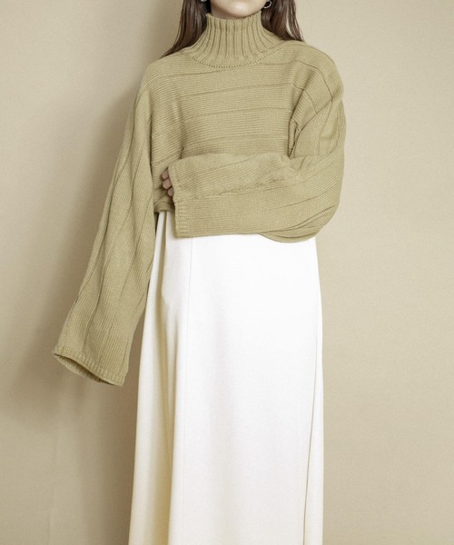 KBF（ケイビーエフ）の「ニットSETワンピース（ワンピース・レディース・ブラック系その他/グリーン系その他・ONE）」の7枚目の写真