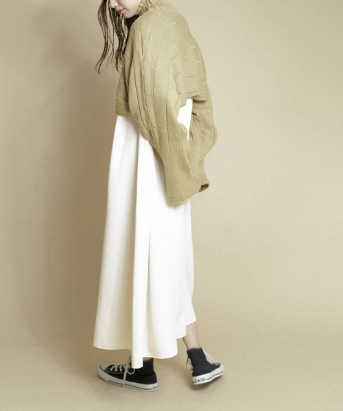 KBF（ケイビーエフ）の「ニットSETワンピース（ワンピース・レディース・ブラック系その他/グリーン系その他・ONE）」の10枚目の写真