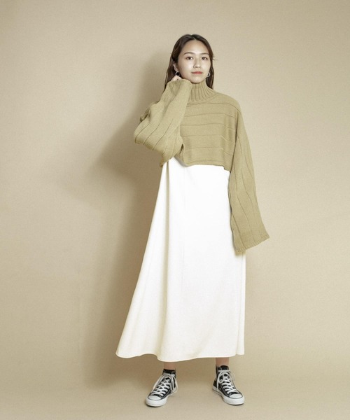 KBF（ケイビーエフ）の「ニットSETワンピース（ワンピース・レディース・ブラック系その他/グリーン系その他・ONE）」の12枚目の写真