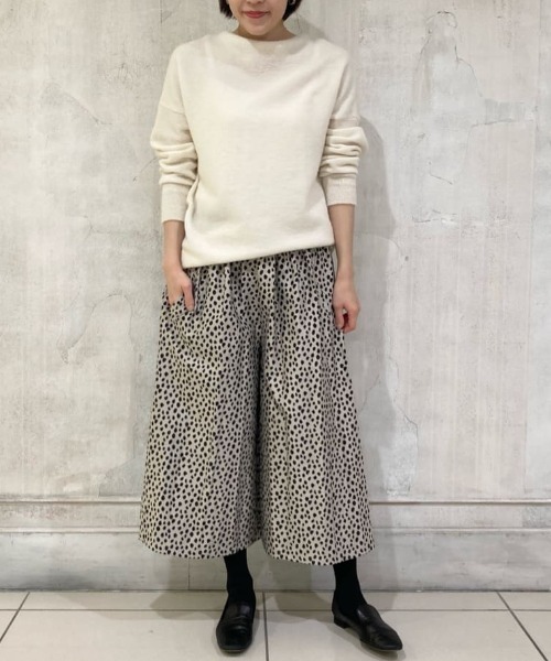 BEARDSLEY（ビアズリー）の「ベビーアルパカニット（ニット/セーター・レディース・ピンク/ホワイト・FREE）」の17枚目の写真