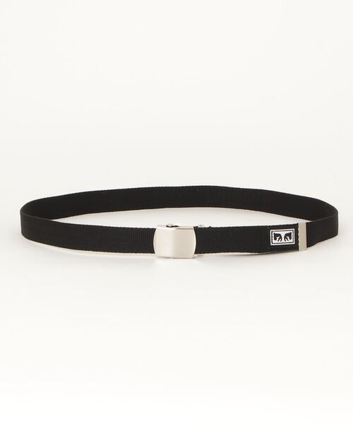 OBEY(オベイ)の「OBEY/オベイ フェイスロゴ入り ガチャベルト(ベルト・メンズ・ブラック/カーキ/バイオレット・FREE)」の5枚目の写真