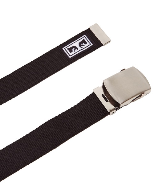 OBEY(オベイ)の「OBEY/オベイ フェイスロゴ入り ガチャベルト(ベルト・メンズ・ブラック/カーキ/バイオレット・FREE)」の6枚目の写真