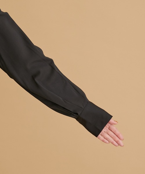 ROPE' PICNIC(ロペピクニック)の「【WEB限定】レースセーラーカラーブラウス(シャツ/ブラウス・レディース・ブラック/ホワイト・38)」の10枚目の写真