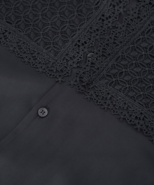 ROPE' PICNIC(ロペピクニック)の「【WEB限定】レースセーラーカラーブラウス(シャツ/ブラウス・レディース・ブラック/ホワイト・38)」の14枚目の写真