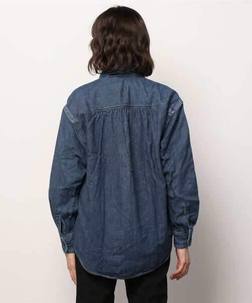 Levi's（リーバイス）の「REMI UTILITY SHIRT GOOD FEELING 1（シャツ/ブラウス・レディース・ダークインディゴブルー・M/L/S/XS）」の3枚目の写真