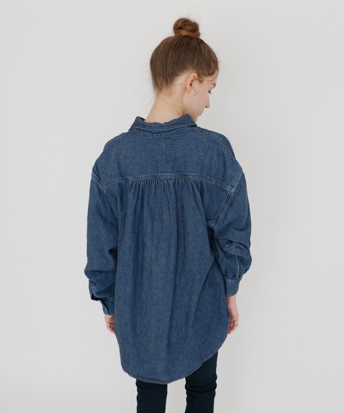 Levi's（リーバイス）の「REMI UTILITY SHIRT GOOD FEELING 1（シャツ/ブラウス・レディース・ダークインディゴブルー・M/L/S/XS）」の15枚目の写真