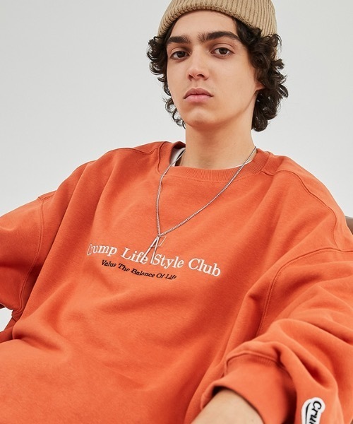 crump（クランプ）の「【crump 】2トーン ライフスタイルクラブスウェットシャツ（スウェット・レディース・ブラック/ネイビー/オレンジ・MEDIUM/LARGE/X-LARGE）」の3枚目の写真