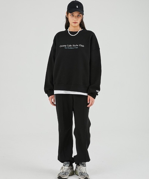 crump（クランプ）の「【crump 】2トーン ライフスタイルクラブスウェットシャツ（スウェット・レディース・ブラック/ネイビー/オレンジ・MEDIUM/LARGE/X-LARGE）」の8枚目の写真